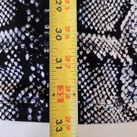 Nicole Miller Womens Snake Print Halter Sleeveless Mini Dress Black White Medium - Picture 9 of 11